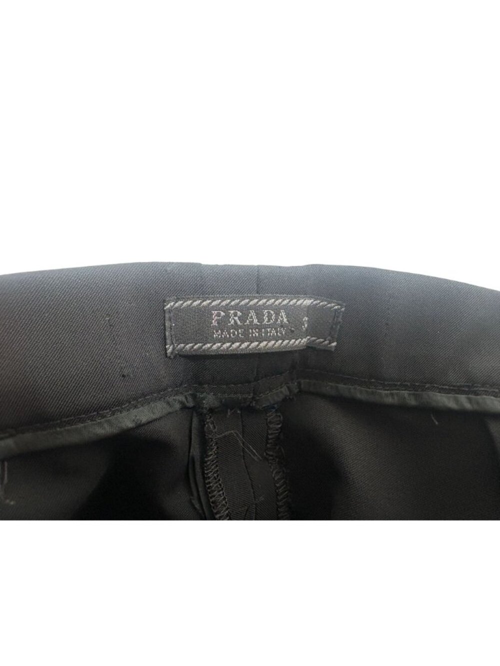 Prada Ankle Slit Trousers in Black - Picture 7 of 12